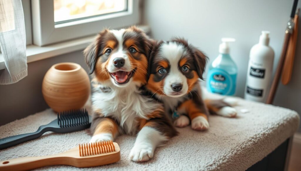 Grooming needs for australian shepherd collie mix puppy care