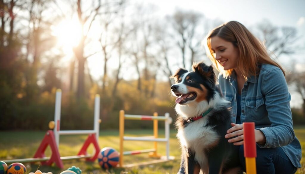 Training techniques for miniature australian shepherd.