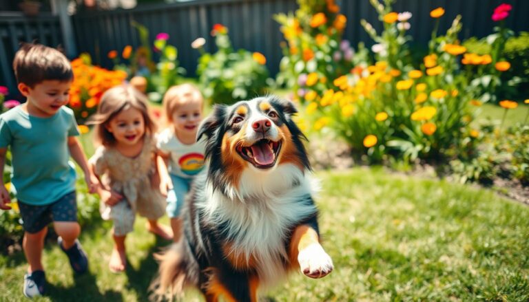 are australian shepherds good with kids