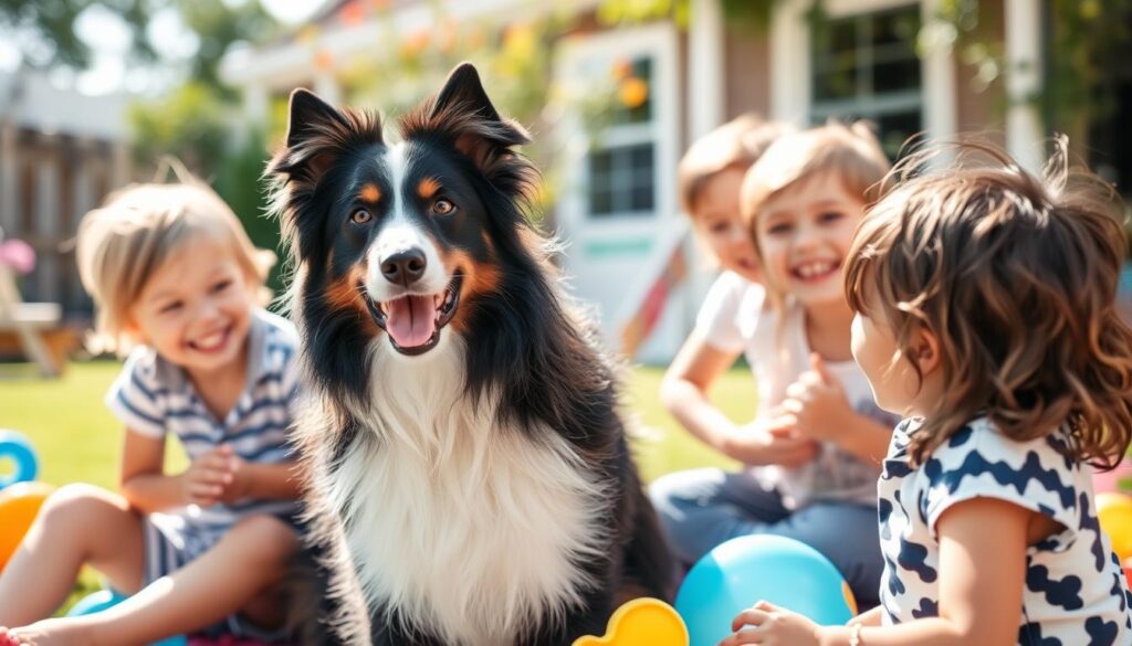 black tri australian shepherd family dynamics