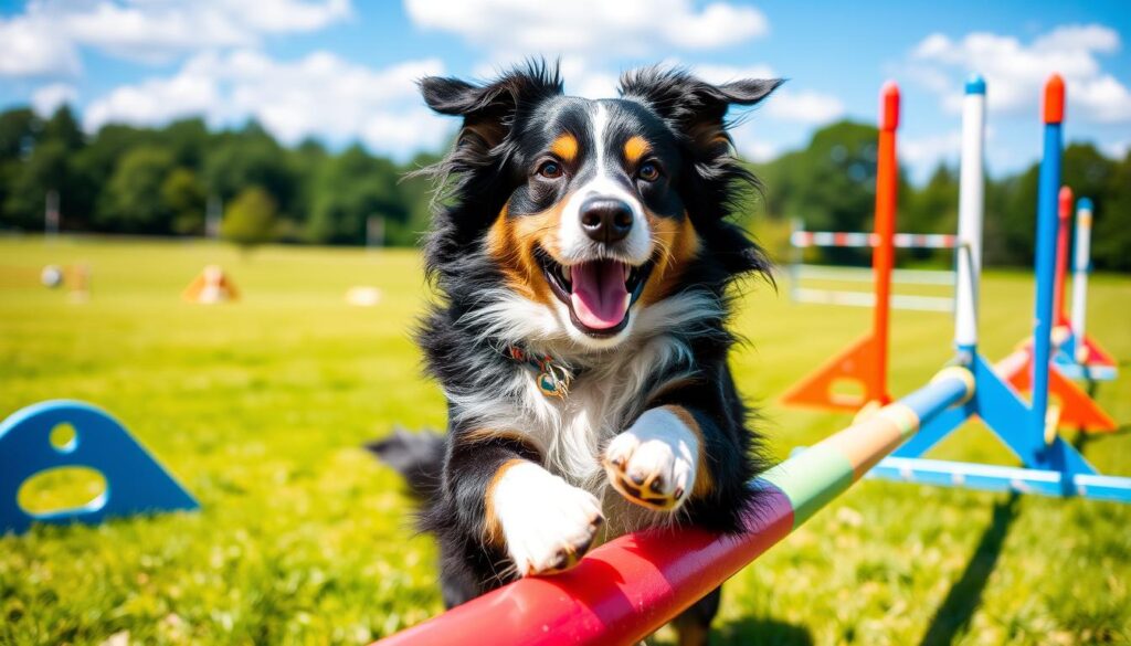 black tri australian shepherd training