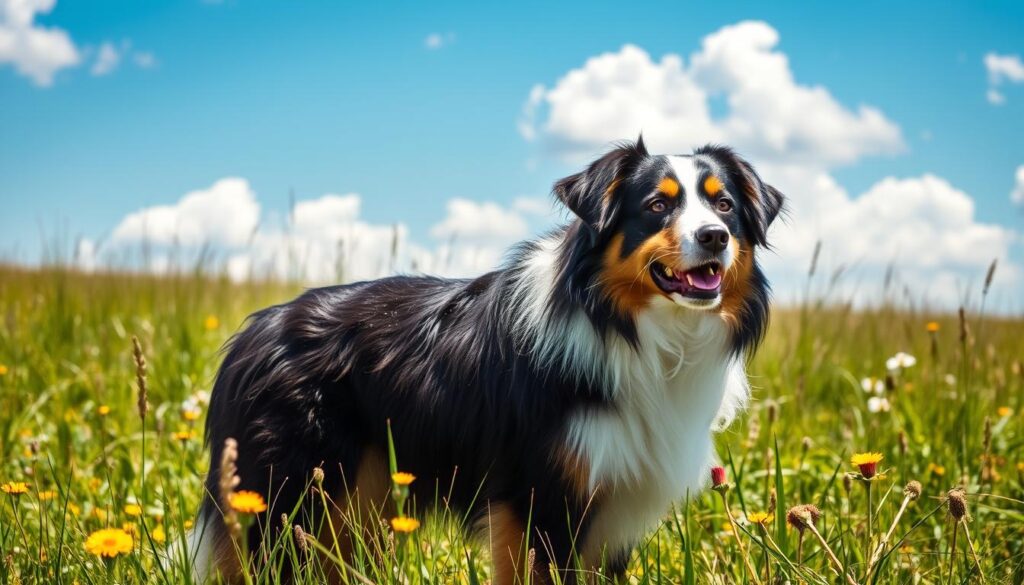 double coat australian shepherd