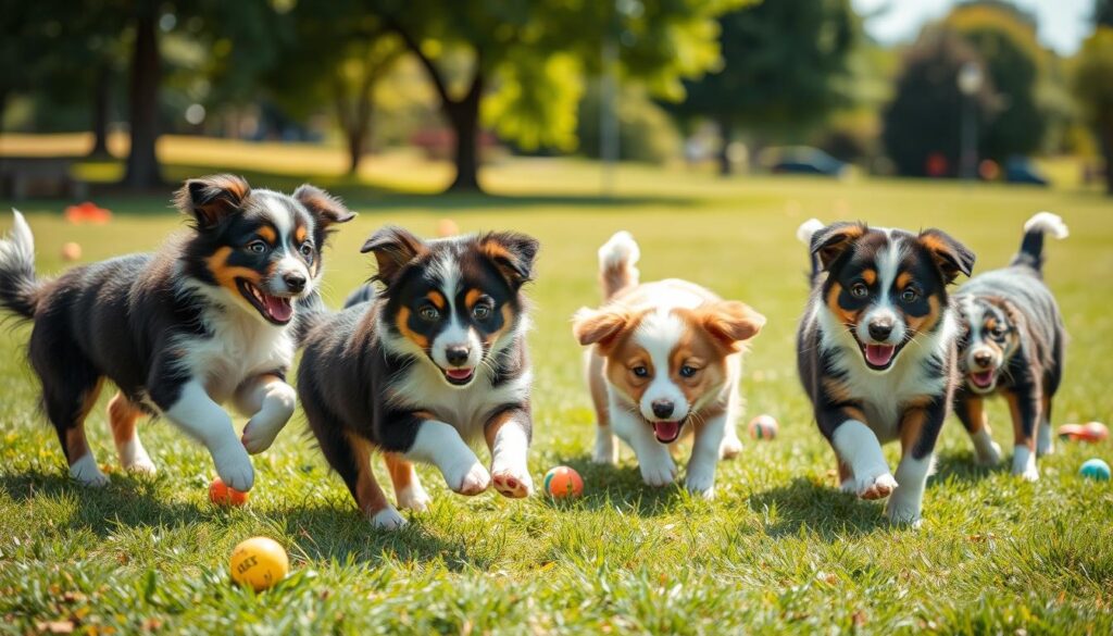 exercise requirements for australian shepherd collie mix puppies