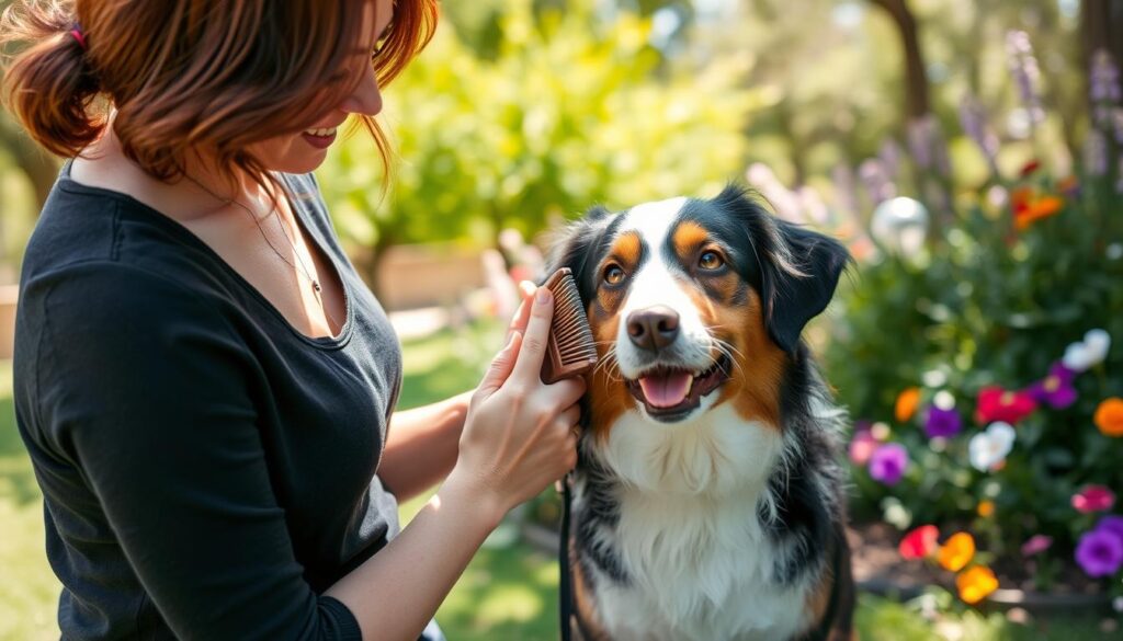 grooming australian shepherd beagle mix