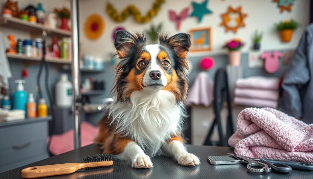 grooming miniature australian shepherd