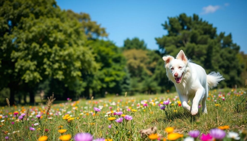 living with a white australian shepherd