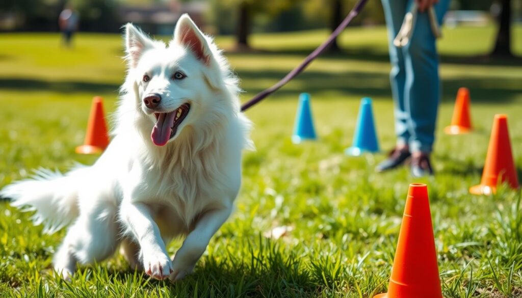 training white australian shepherd