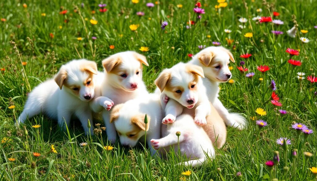 white australian shepherd puppies