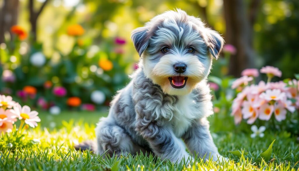 blue merle mini aussiedoodle