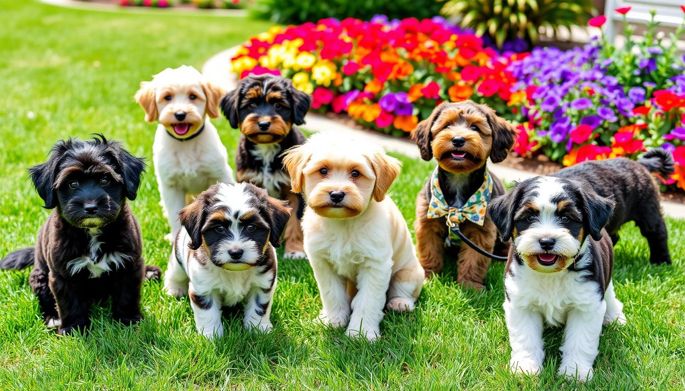 mini aussiedoodle haircuts